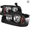 Spec-D Tuning 05-10 Dodge Charger 2 Piece Euro Headlights - Black 2LCLH-CHG05JM-ABM - alternate 1